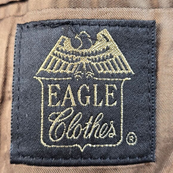 Vintage Eagle Clothes Grey Harris Tweed Blazer, Men's 40R - Picture 5 of 12